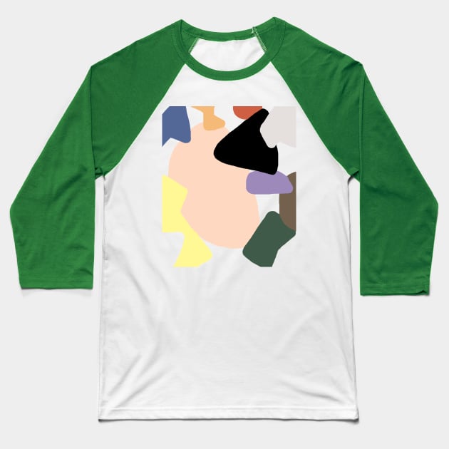 Art Pop - Contemporary Modern Abstract Art Baseball T-Shirt by bickspics